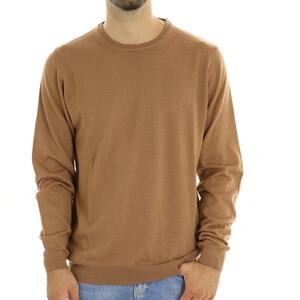 MAGLIA CON TOPPE CAMMELLO